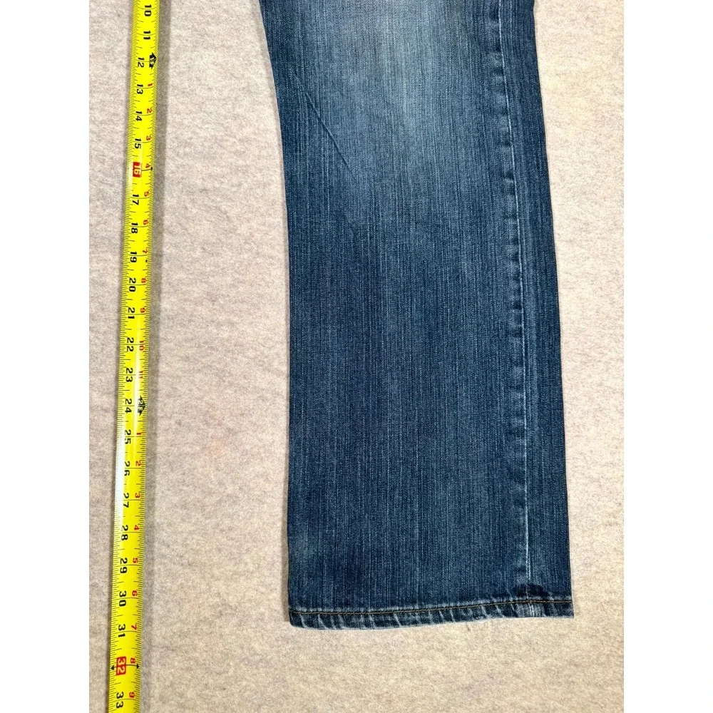 Levis‎ 501 Original Fit Straight Jeans Mens 36x32 Blue Denim Cotton Medium Wash